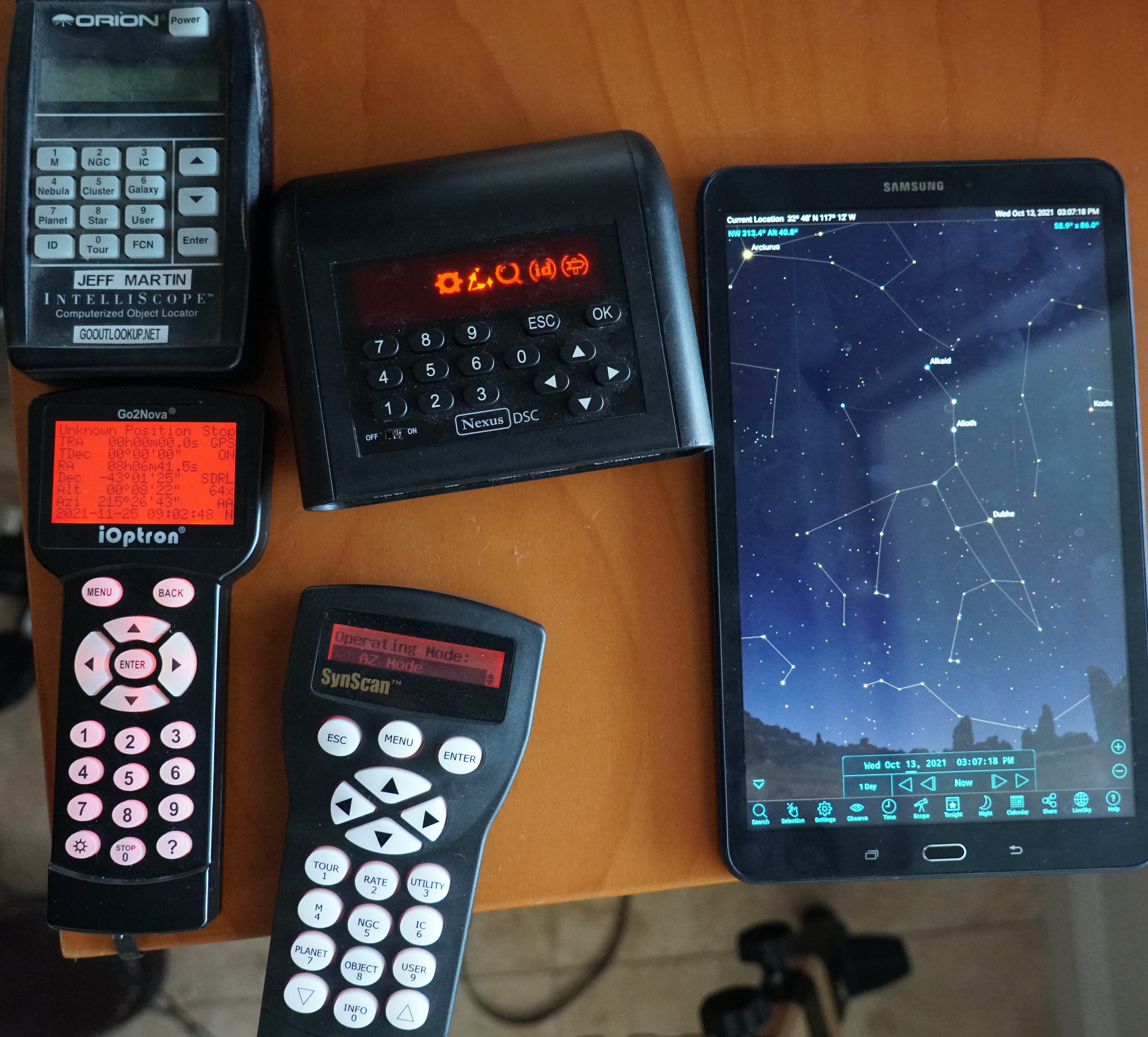 Telescope Hand Controllers and SkySafari Planetarium App Telescope Hand Controllers and SkySafari Planetarium App