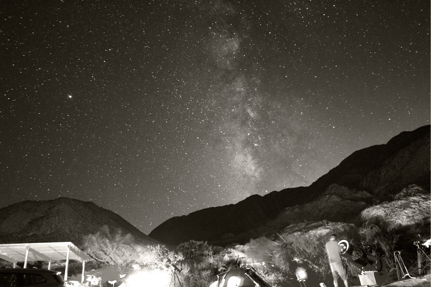 Summer Milky Way at Agua Caliente Summer Milky Way at Agua Caliente